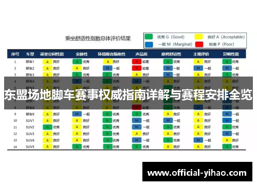 东盟场地脚车赛事权威指南详解与赛程安排全览