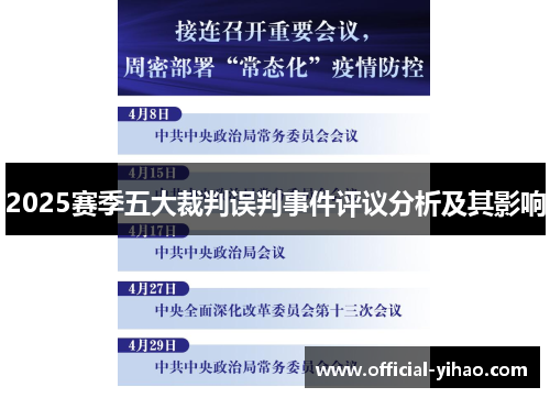 2025赛季五大裁判误判事件评议分析及其影响